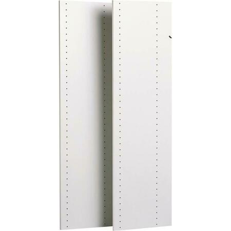 STOW Easy Track Vertical Closet Panel - White - 48 x 0.62 x 14 in. 3014297
